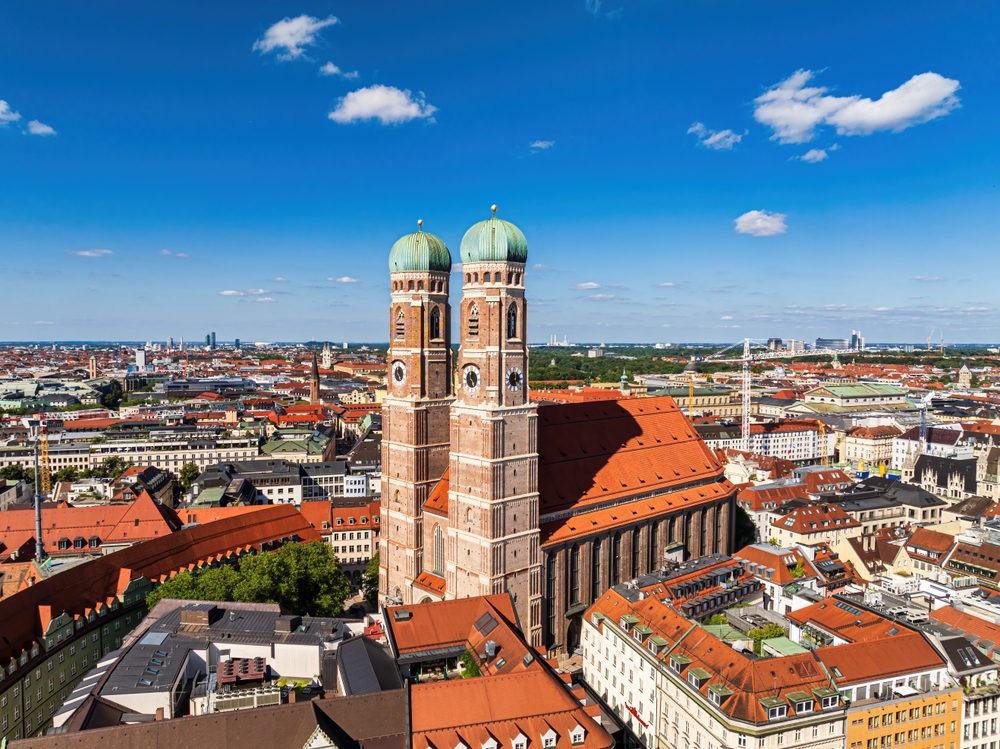 Vy över München Vy över München